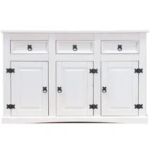 VCM New Mexico Sideboard 132 x 84 x 44 cm Weiß