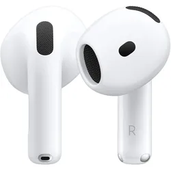 Apple AirPods (4. Generation) AirPods 4, Kabellos, Anrufe/Musik/Sport/Alltag, Kopfhörer, Weiß