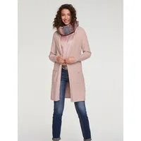 Heine Long-Strickjacke Rosa 52