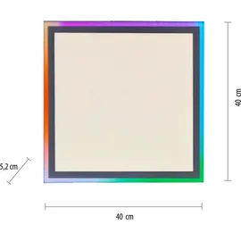 just light. Just Light LED-Deckenleuchte EDGING - Weiß