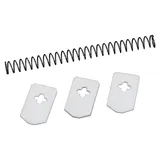 Leifheit Ersatzteil-Set 37202, 3 Abstreifgummis und Feder