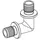TECE TECEflex Winkelkupplung 90 Grad Dimension 16x16mm, Standard Messing, 767016