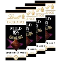 schokolade-tafel Excellence 85 % Mild Schokolade 4 Packungen 100 g