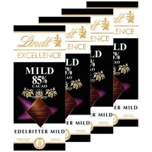 schokolade-tafel Excellence 85 % Mild Schokolade 4 Packungen 100 g