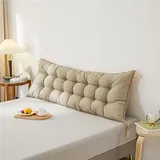 Morbuy Deckchair Auflagen für Gartenliegen, Sonnenliege Kissen Tragbare Garten Innenhof Gepolstertes Bett Relax-Liegestuhl Sitzauflage für Deckchair, Innen, Außen (180 * 50 * 10cm,Curry hell)