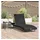 vidaXL Sonnenliege 2 pcs 40 x 40 x 40,5 cm Schwarz