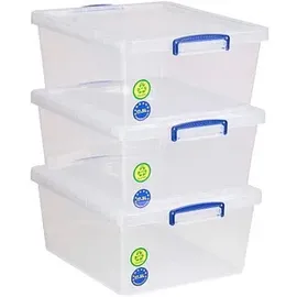 OTTO Office Ablagebox 38 x 19,5 x 46 cm 3-tlg. transparent
