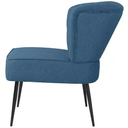 vidaXL Cocktailstuhl Blau Stoff