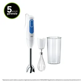 Braun MultiQuick 3 MQ 3005 Cream Stabmixer weiß/blau