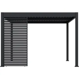 Paragon Lamellen Sichtschutz für Pergola Grand Tuscan 12 114 x 2,34 m Grau