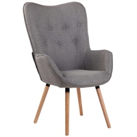 CLP Lounger Ashford Stoff grau