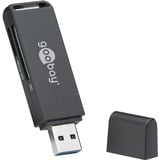 goobay Kartenlesegerät USB 3.0 - zum Lesen von MicroSD und SD Speicherkartenformaten