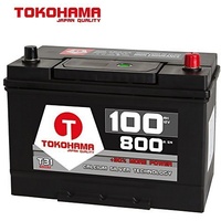Tokohama Asia Japan Autobatterie 12V 100AH 800A/EN + Plus Pol Rechts 60032