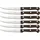 Pintinox P.Wood Steakmesser 11,1 cm 6-tlg. braun