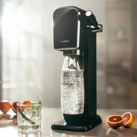Sodastream Art black + Kunststoffflasche + CO2-Zylinder