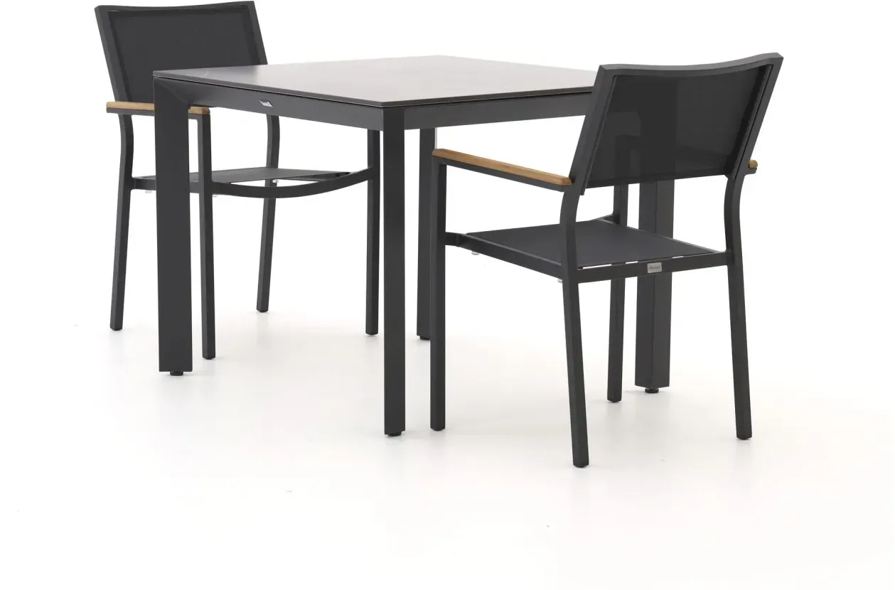 Bellagio Roma/Sestino 90 cm Gartenmöbel-Set 3-teilig stapelbar