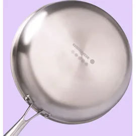 Reishunger Edelstahlpfanne Bratpfanne 28 cm