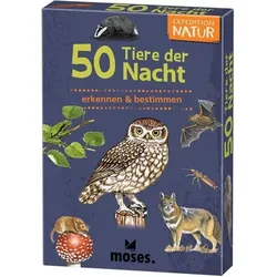 MOSES. VERLAG 9865 Expedition Natur 50 Tiere der Nacht