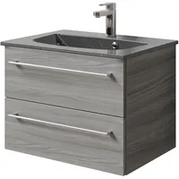 Saphir »Serie 6025 Mineralmarmor-Waschtisch mit Unterschrank, 67 cm breit«,