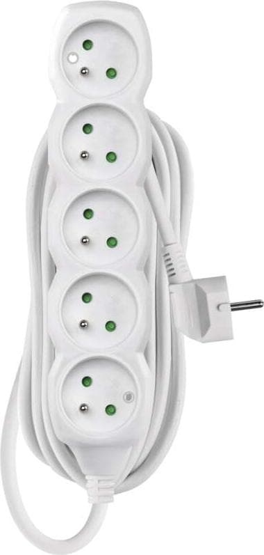 Emos, Verlängerungskabel, 1902050500 power distribution unit (PDU) 5 AC outlet(s) White (5 m)