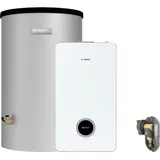 Bosch GC98-010 mit Gas-Brennwerttherme GC9800iW 30 P, Warmwasserspeicher SW 160 P1 A