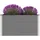 vidaXL Garten-Hochbeet WPC 100 x 50 x 54 cm Grau