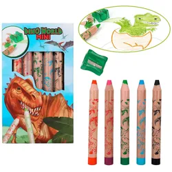DEPESCHE Buntstifte Dino World Mini Dino Mehrfarbig