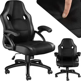 Tectake Benny Kunstleder Schwarz