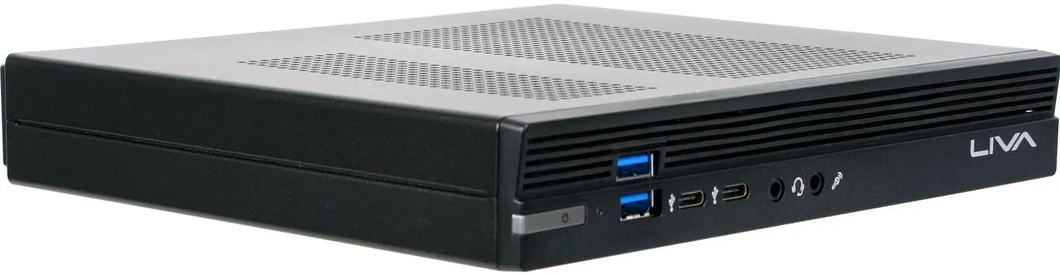 ECS IPC LIVA ONE H610 65W COM Barebone 95-662-QC3008, Barebone