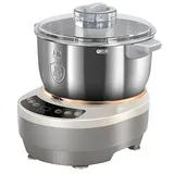 WYJRO Edelstahlschüssel Teigknetmaschine,Microcomputer Timer Küchenmaschine Knetmaschine,Fermentierungsfunktion Blenders Brotteig,7L