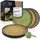 Moritz & Moritz Vida Dinnerteller 27 cm Gelb/Grün/Rosa 6er Set