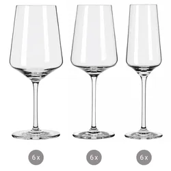 Ritzenhoff Kelchglasset 18-tlg. LICHTWEISS - B/H/T ca. 5,50x28,50x20,00