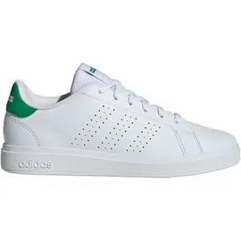 adidas Advantage Base 2.0 Kids Cloud White / Cloud White / Green 39 1/3