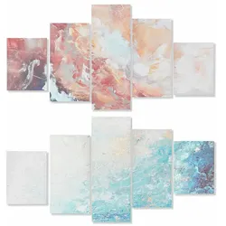 Bild DKD Home Decor Kiefer Leinwand (2 pcs)