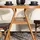 venture home Abrantes Gartentisch 80 x 80 x 0 cm Braun