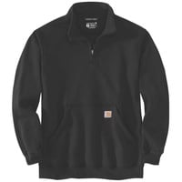 CARHARTT Quarter-Zip Sweatshirt schwarz, L