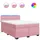 vidaXL Boxspringbett 140 x 200 cm Rosa