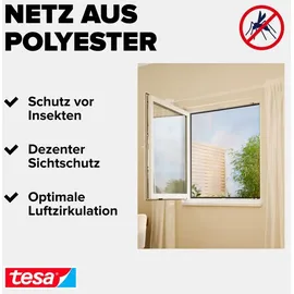 Tesa Fliegengitter STANDARD 130 x 150 cm Weiß