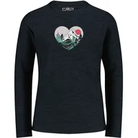 CMP KID G T-shirt nero mel 152