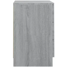 vidaXL Nachttisch Grau Sonoma 38x35x56 cm Holzwerkstoff