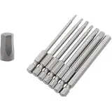 InbusschlüSsel Set 50mm-200mm Sechskant-Inbusschlüssel-Bohrer-Set, lange Inbus-Schraubendreher-Bits, magnetische Spitzen, Sechskantschlüssel-Schraubendreher-Steckschlüssel-Bit-Set InnensechskantschlüS