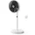 Rowenta QV5040 34 cm Standventilator Schwarz/Weiß