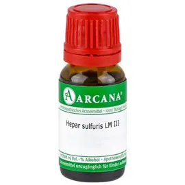 Arcana Hepar sulfuris LM 3