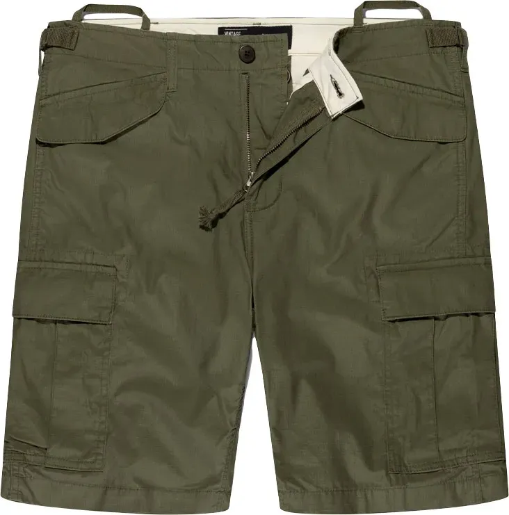 Vintage Industries Anderson, short cargo - Clair Olive - XS
