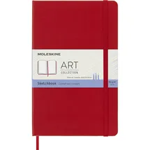 Moleskine Skizzenbuch L/A5 165g-Papier Rot