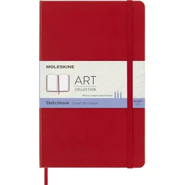 Moleskine Skizzenbuch L/A5 165g-Papier Rot