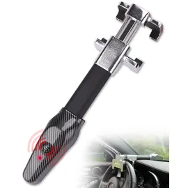 TEVLAPHEE Lenkradkralle mit Alarm 120dB Silber
