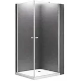 Buylando Sofia Eck-Duschkabine 100 x 195 cm inkl. Duschtasse