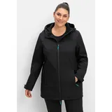 sheego Softshelljacke in schwarz | Gr.: 50