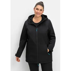 sheego Softshelljacke in schwarz | Gr.: 50